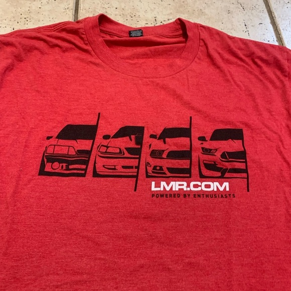LMR.com Mustang Generations Graphic T-Shirt, Red, Men's XL - Picture 2 of 7